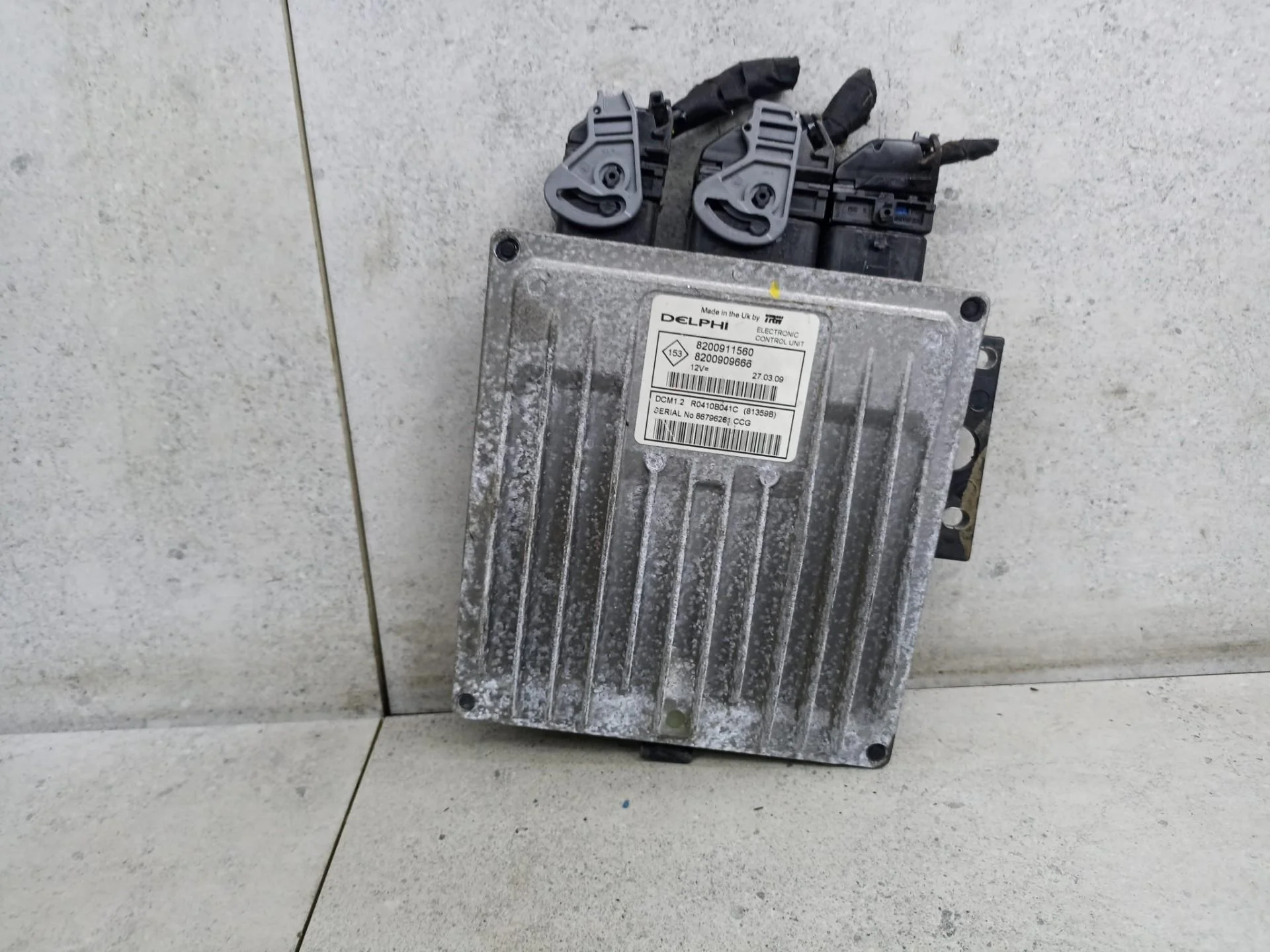 Блок управления двигателем Renault Scenic 2 рест.