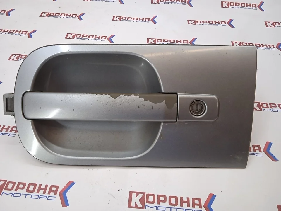 Ручка двери передней левой наружняя Б/У Цвет серый 1