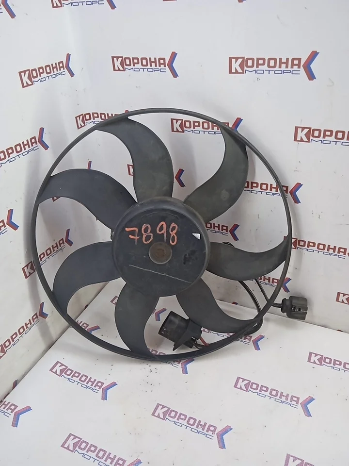 Вентилятор радиатора большой 360 mm (200w) 1KM959455G Б/У оригинал,рабочий,из Кореи