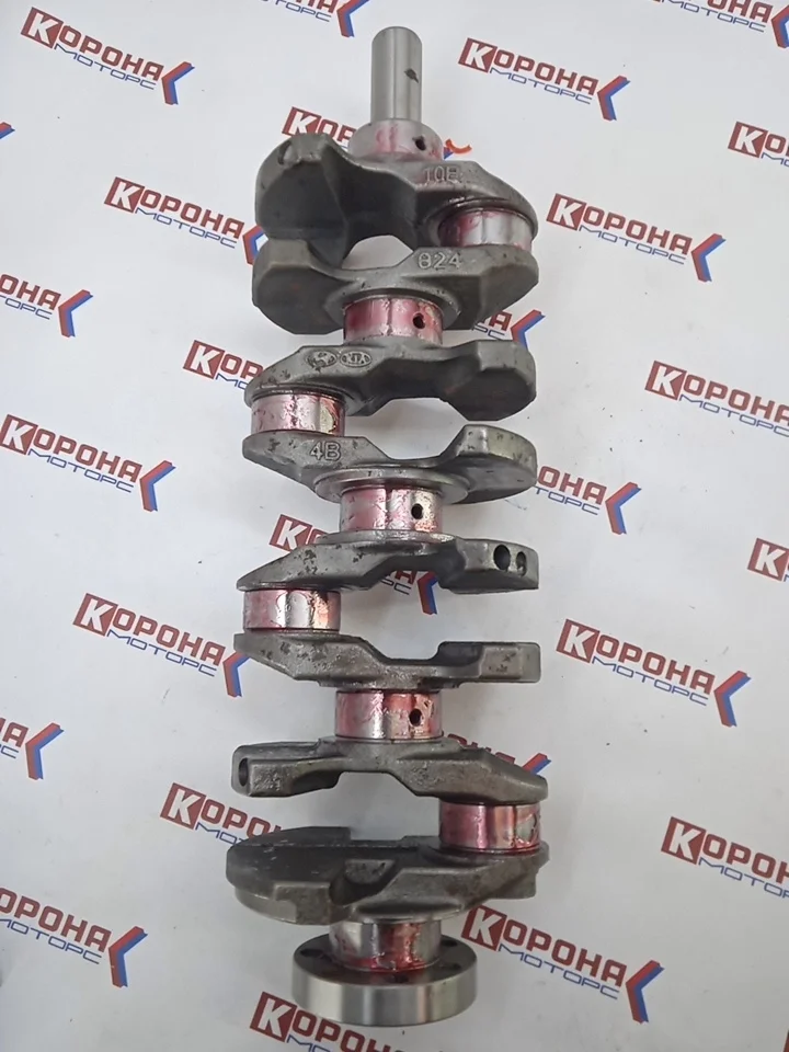 Коленвал G4KE G4KJ Уценка Новый уценка мелкая ржа