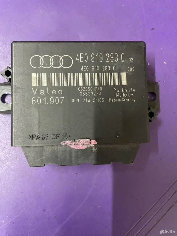 Блок парктроника audi a8 d3 4e0919283c 4e0910283c