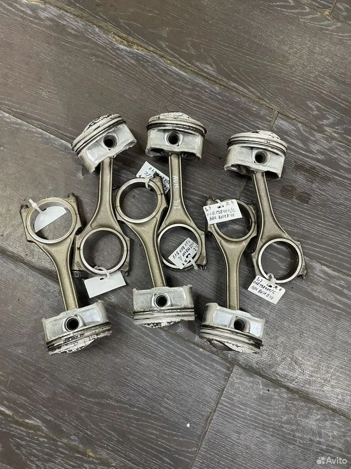 Поршень шатуном 3.2 auk bkh byu