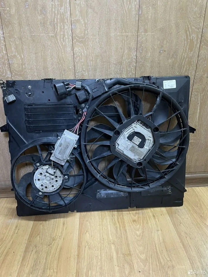 Диффузор с вентиляторами audi q7 touareg