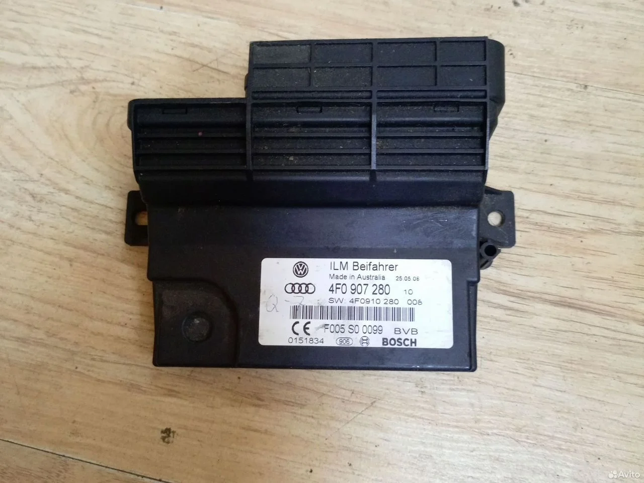 Блок управления бортовой сети audi a6 c6 4f0907280