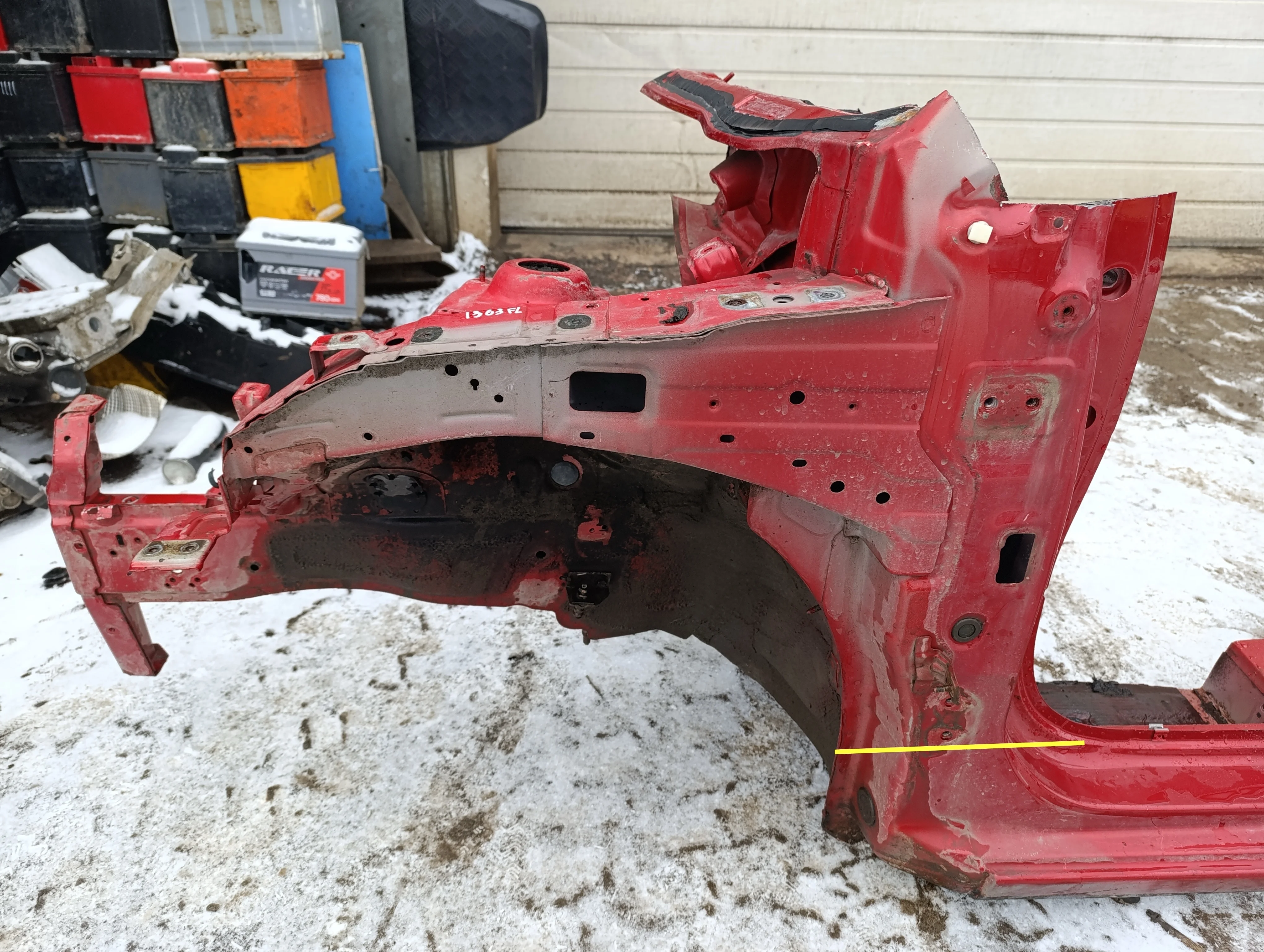 Лонжерон передний левый RIO 2011-2017