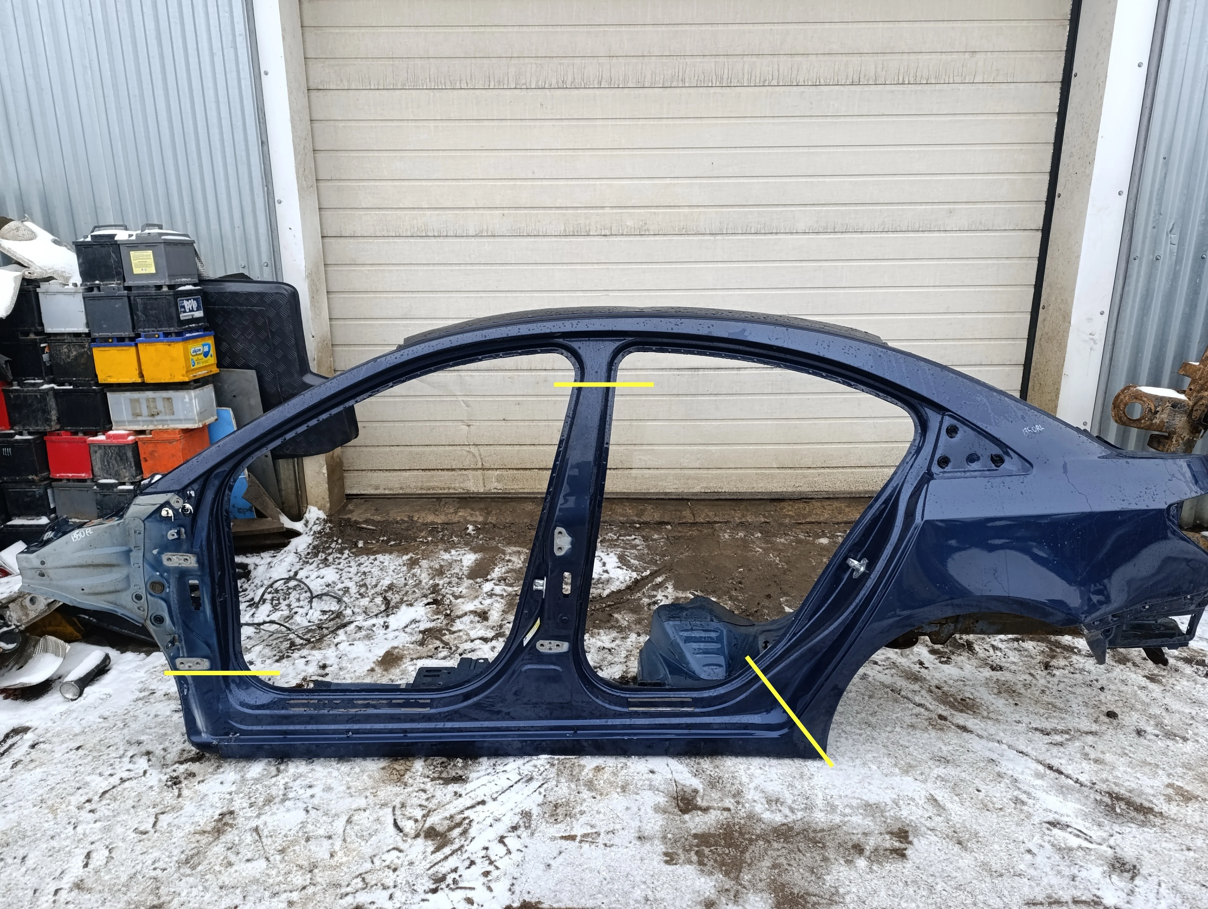 Порог со стойкой левый Cruze 2009-2016