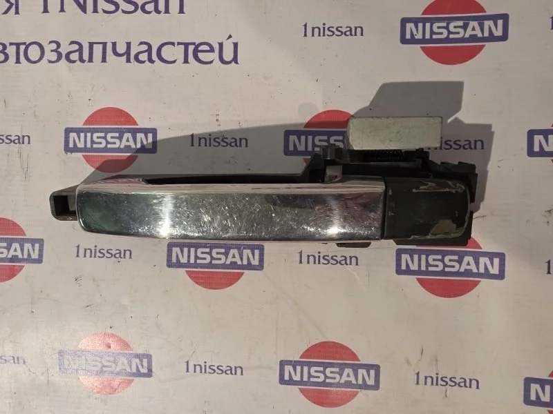 Ручка двери внешняя Nissan Navara 2014 80640EB100 D40 V9X, передняя левая