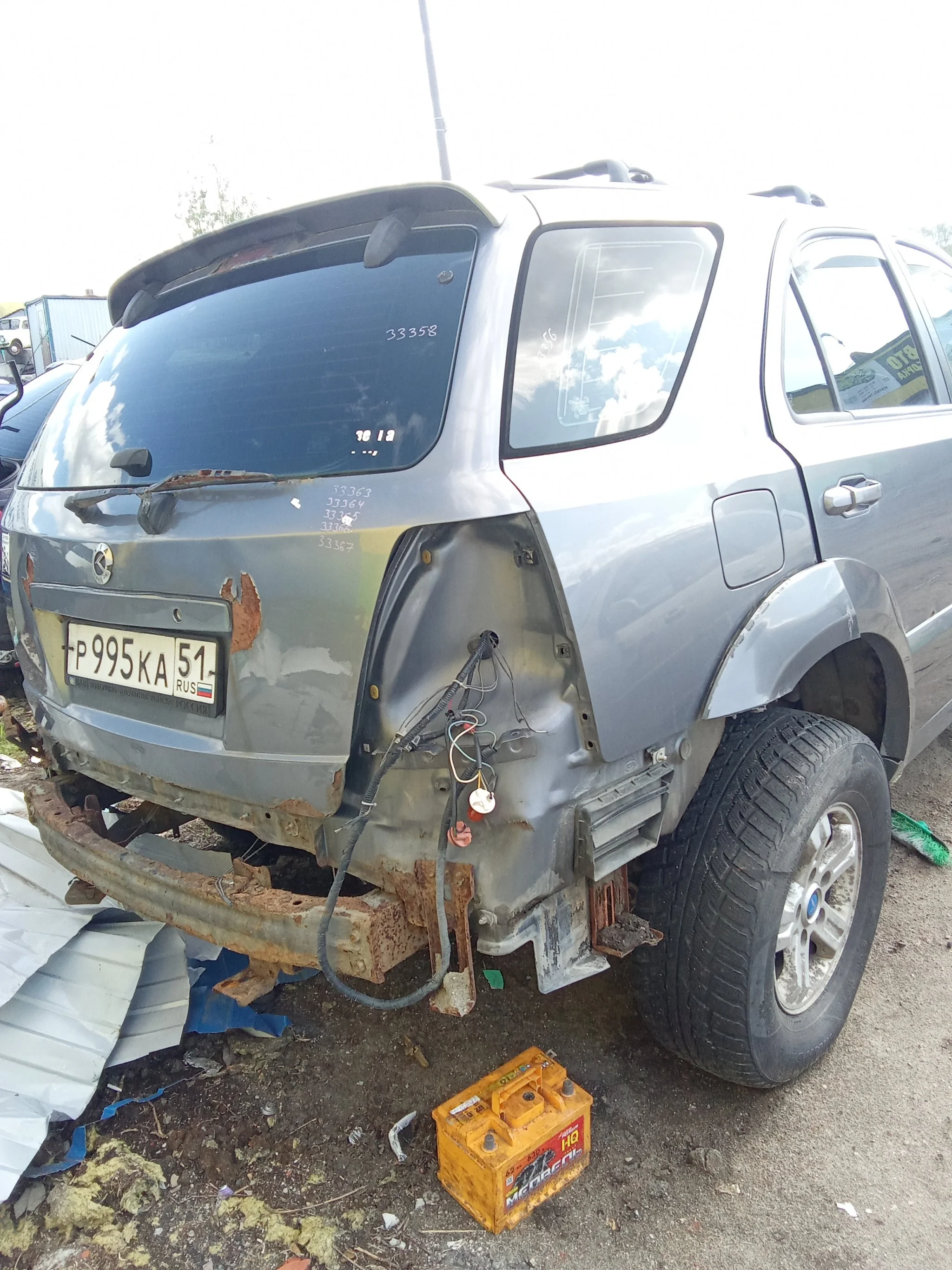 Продажа Kia Sorento 2.5D (140Hp) (D4CB) RWD MT по запчастям