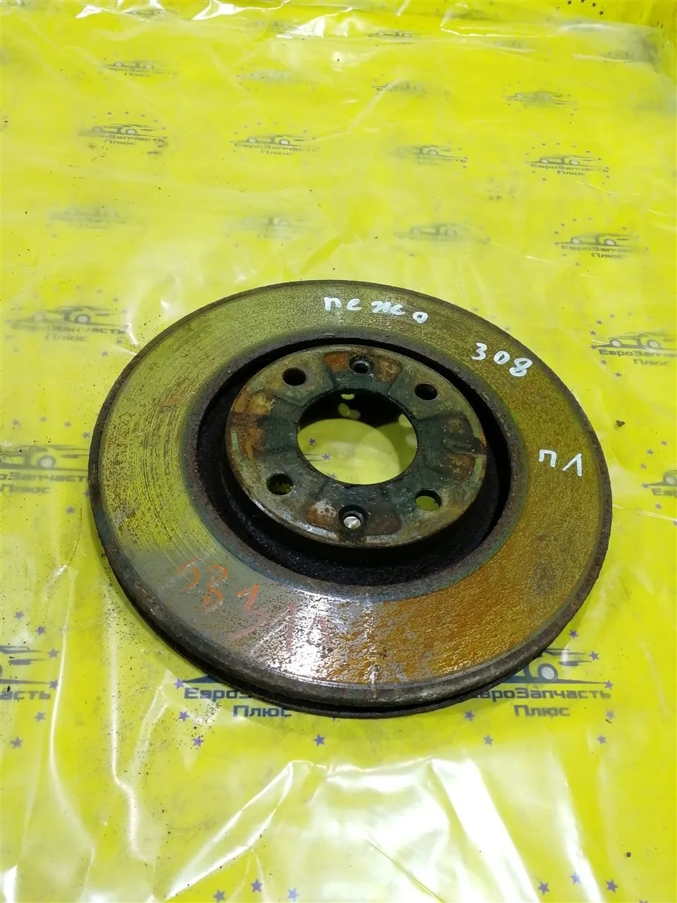 Диск тормозной Peugeot 308 424966, передний