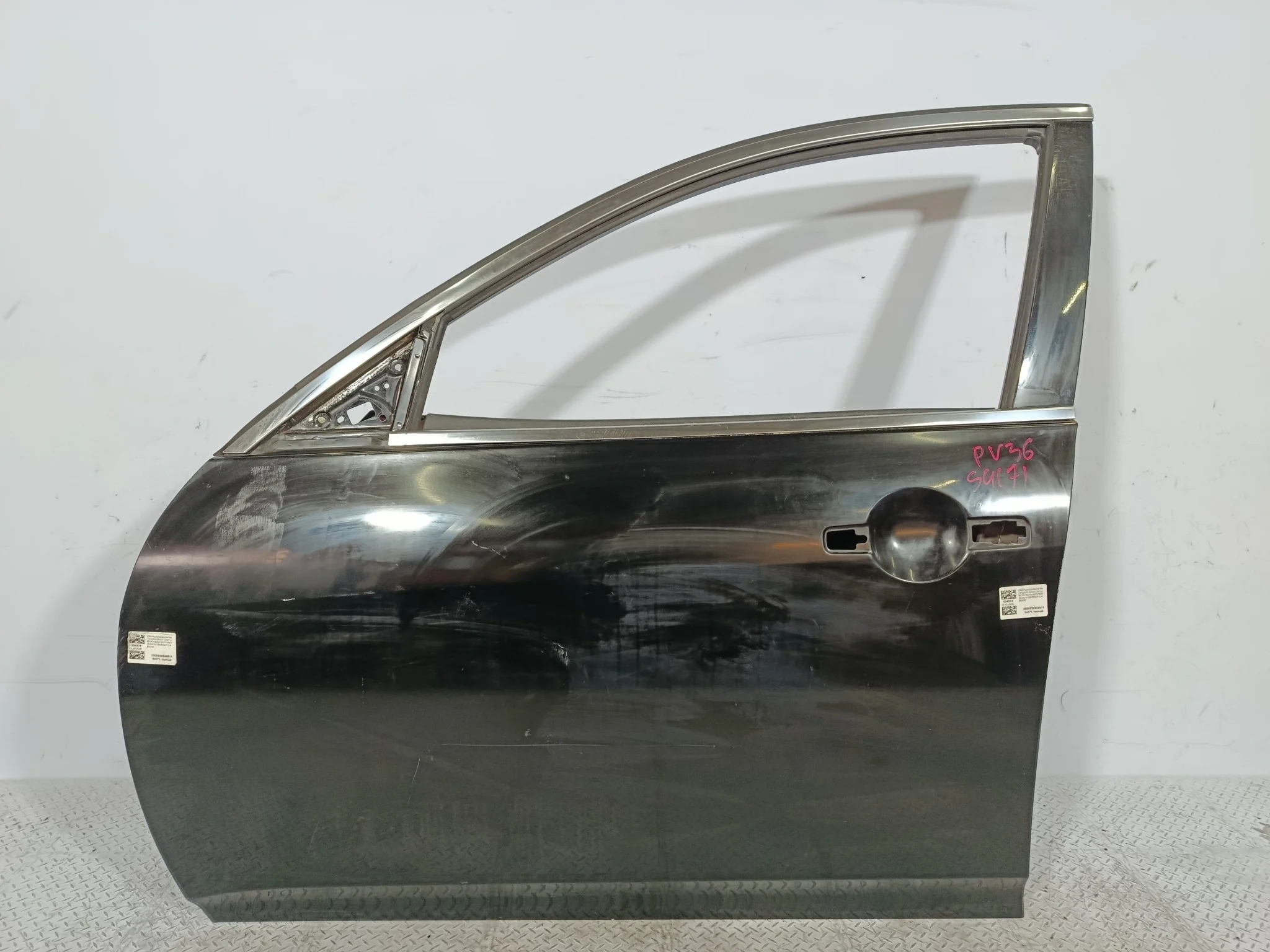 ДВЕРЬ NISSAN INFINITI G25 G35 G37 SKYLINE H0101JK0MM ПЕРЕДНЯЯ ЛЕВАЯ  черный, KH3 S4171