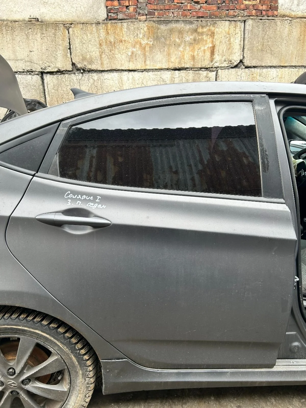 Задняя правая дверь Hyundai Solaris 1. Седан