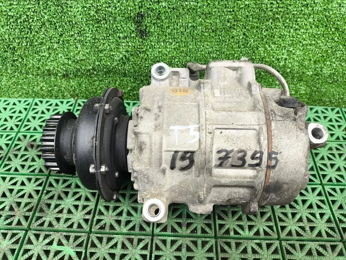 Компрессор кондиционера VOLKSWAGEN TOUAREG, TRANSPORTER T5 2,5 AXD TDI 2004- б/у TRANSPORTER T5(2003-2015);TOUAREG(2003-2010)