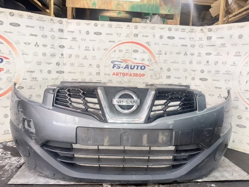 Бампер Nissan Qashqai 2013 62022BR10H J10 1.6 HR16DE, передний