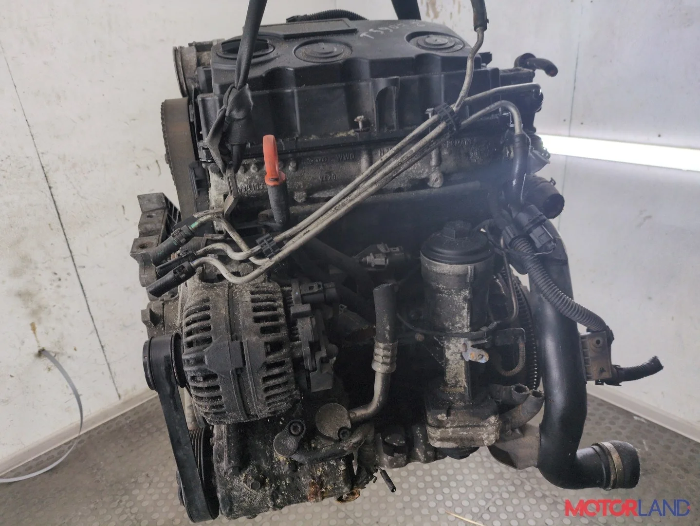 Двигатель (ДВС) Volkswagen Touran 2006-2010 КПП 6-ст.мех.(МКПП) BLS Дизель 1.9 л TDI