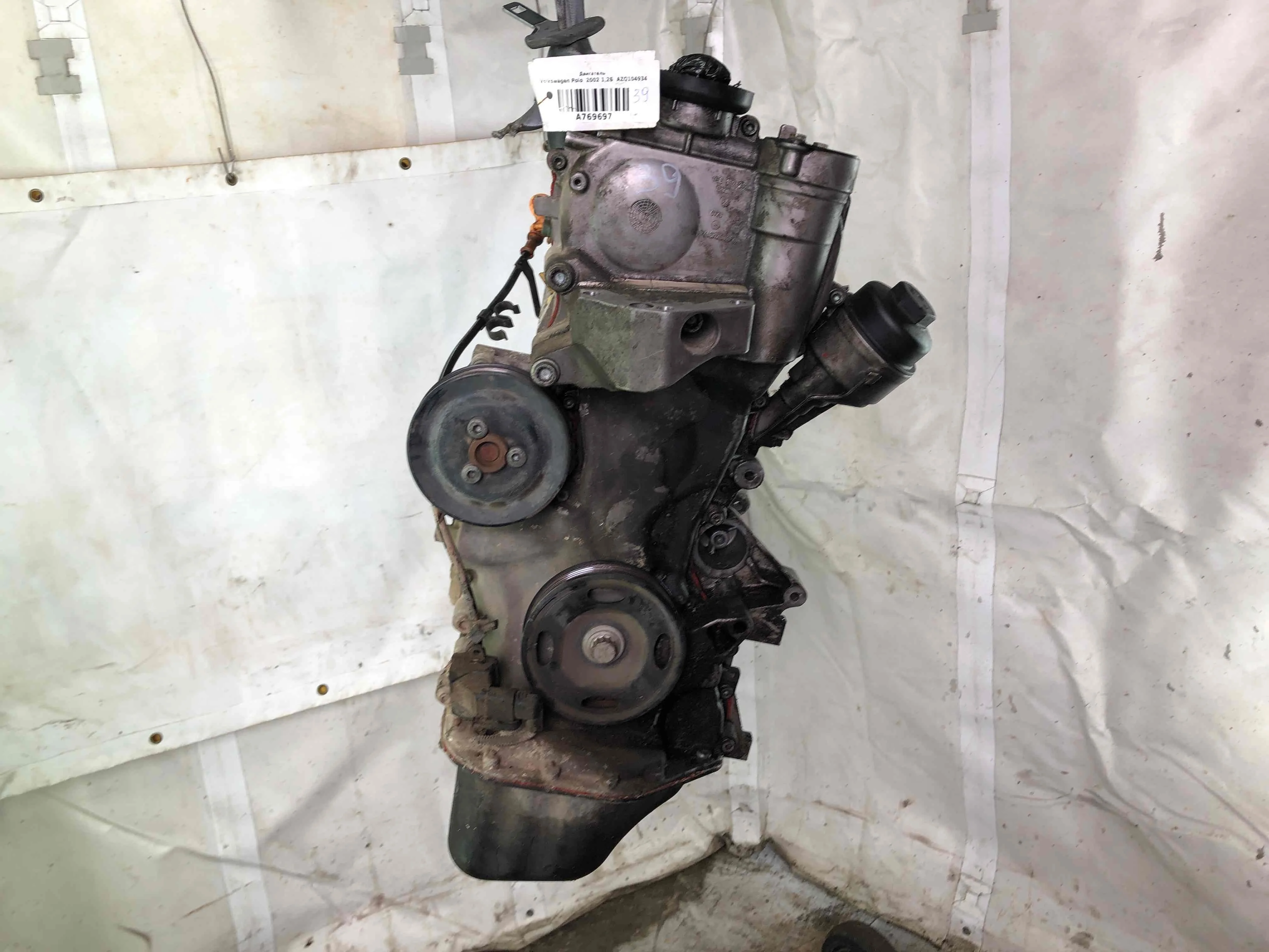 Двигатель Volkswagen Polo IV (9N) 2001-2005 2002 1,2 i Бензин МКПП Хэтчбек 5дв. Polo