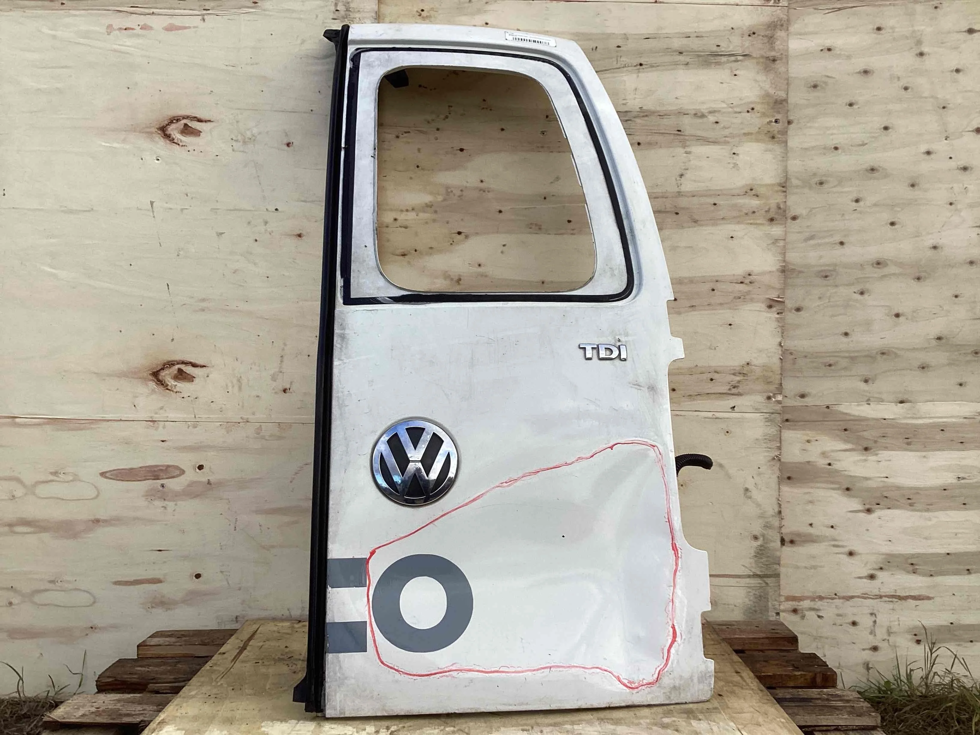 Дверь задняя распашная правая Volkswagen Caddy Caddy III (2K) 2004-2010 2006 1,9 TDi Дизель МКПП Фургон.