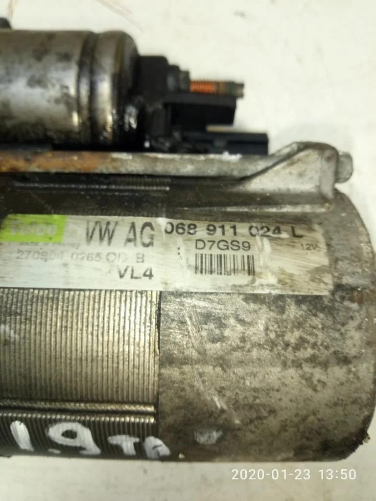 Стартер Audi A4 A4 B6 (8EC, 8E5) 2000-2004 2002 1,9 TDi Дизель МКПП 6ст. Седан.