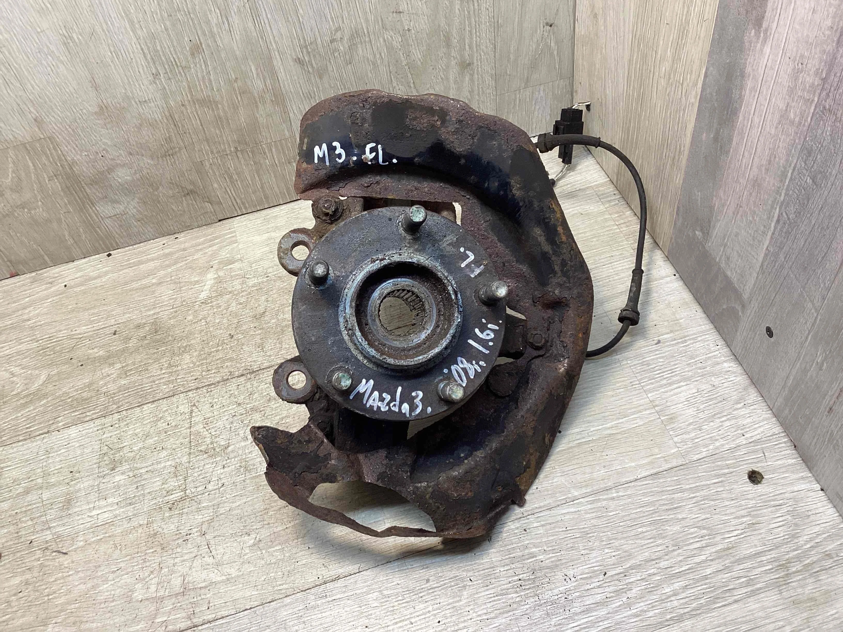 Ступица передняя левая Mazda 3 3 I (BK) 2003-2009 2008 1,6 i Бензин МКПП Хэтчбек 5дв.