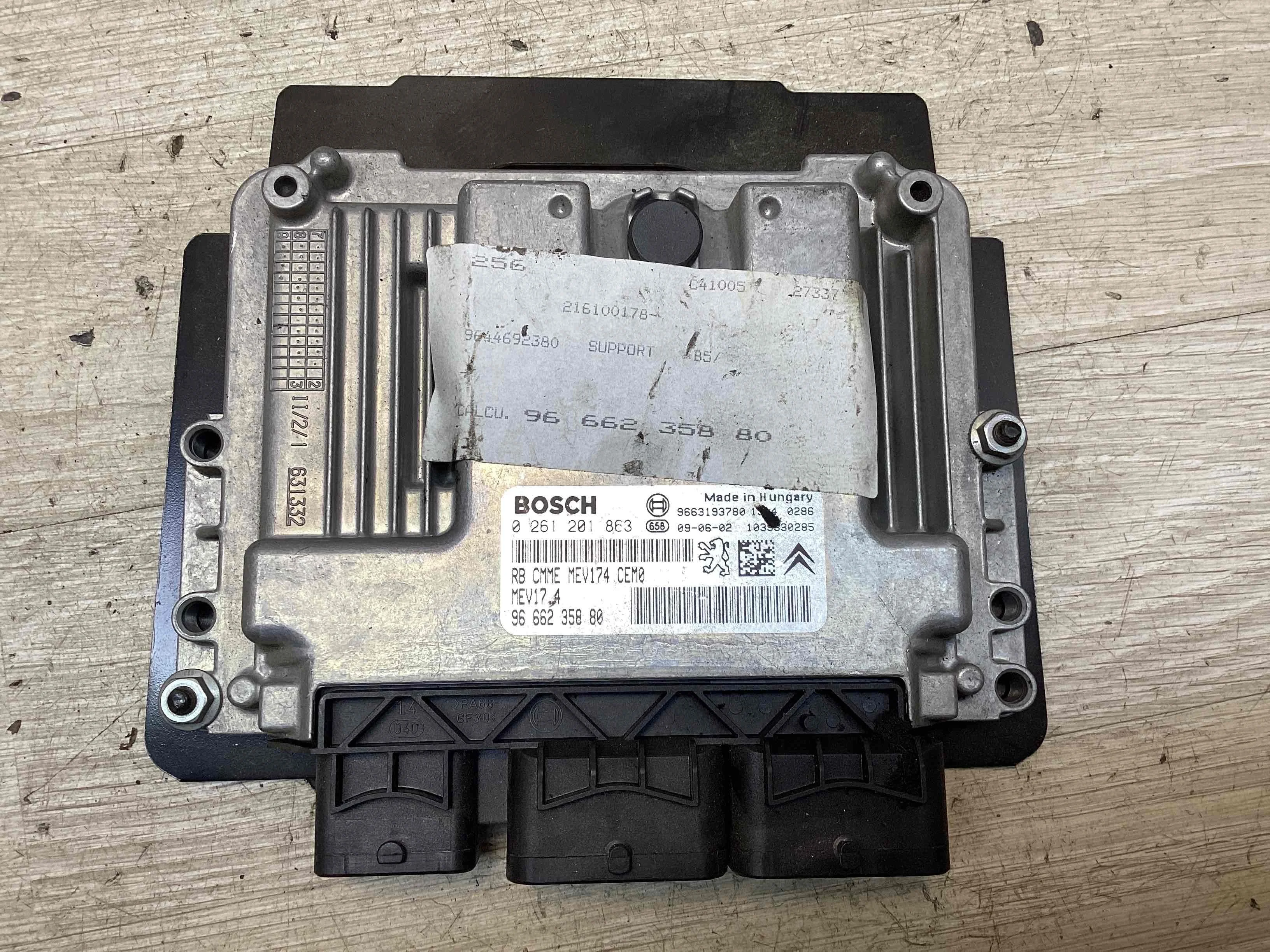 Блок управления двигателем Citroen C4 C4 (LA/LC) 2004-2010 2006 1,6 i Бензин АКПП Хэтчбек.