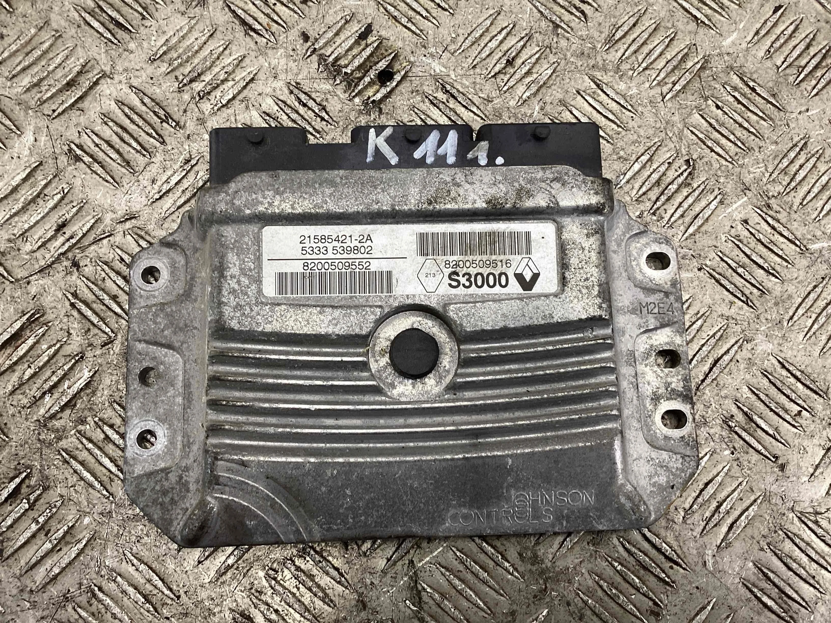 Блок управления двигателем Renault Megane Megane II 2006-2009 рестайлинг 2006 1,6 i Бензин МКПП 5ст. Кабриолет.