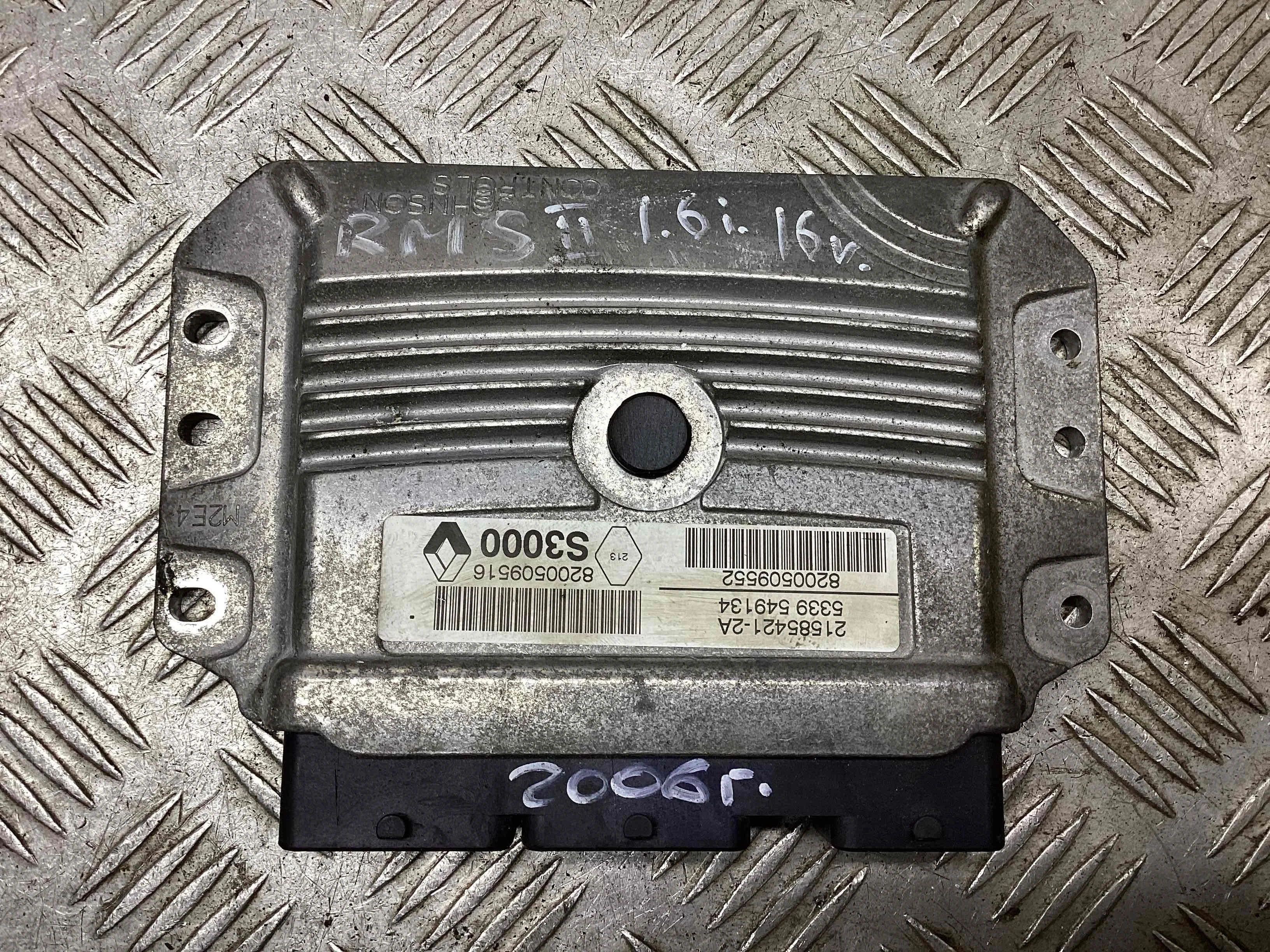 Блок управления двигателем Renault Megane Megane II 2002-2006 2006 1,6 i Бензин МКПП 5ст. Хэтчбек 3дв.