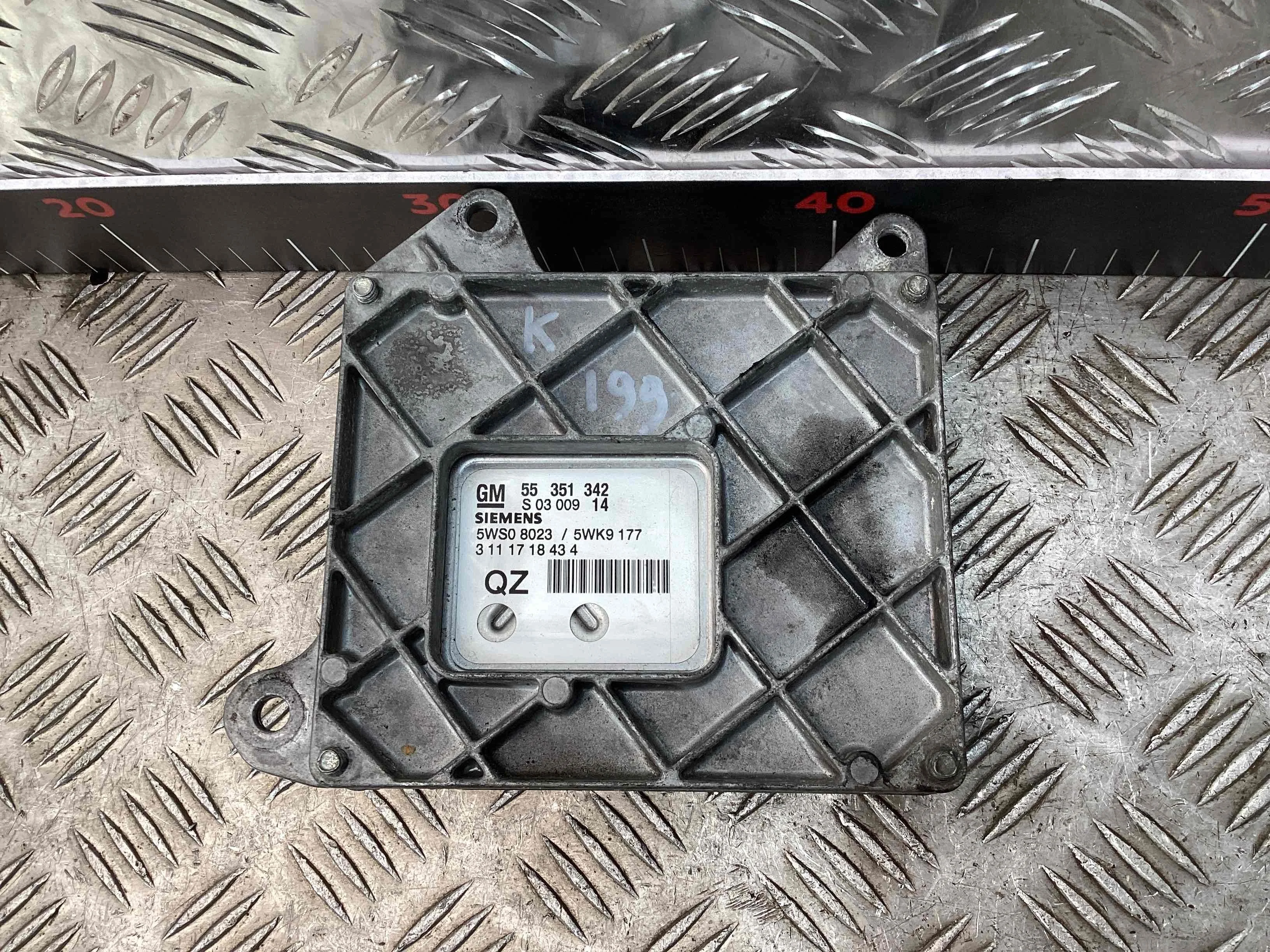 Блок управления двигателем Opel Vectra Vectra C 2002-2005 2003 2,2 i Бензин МКПП 5ст. Универсал.