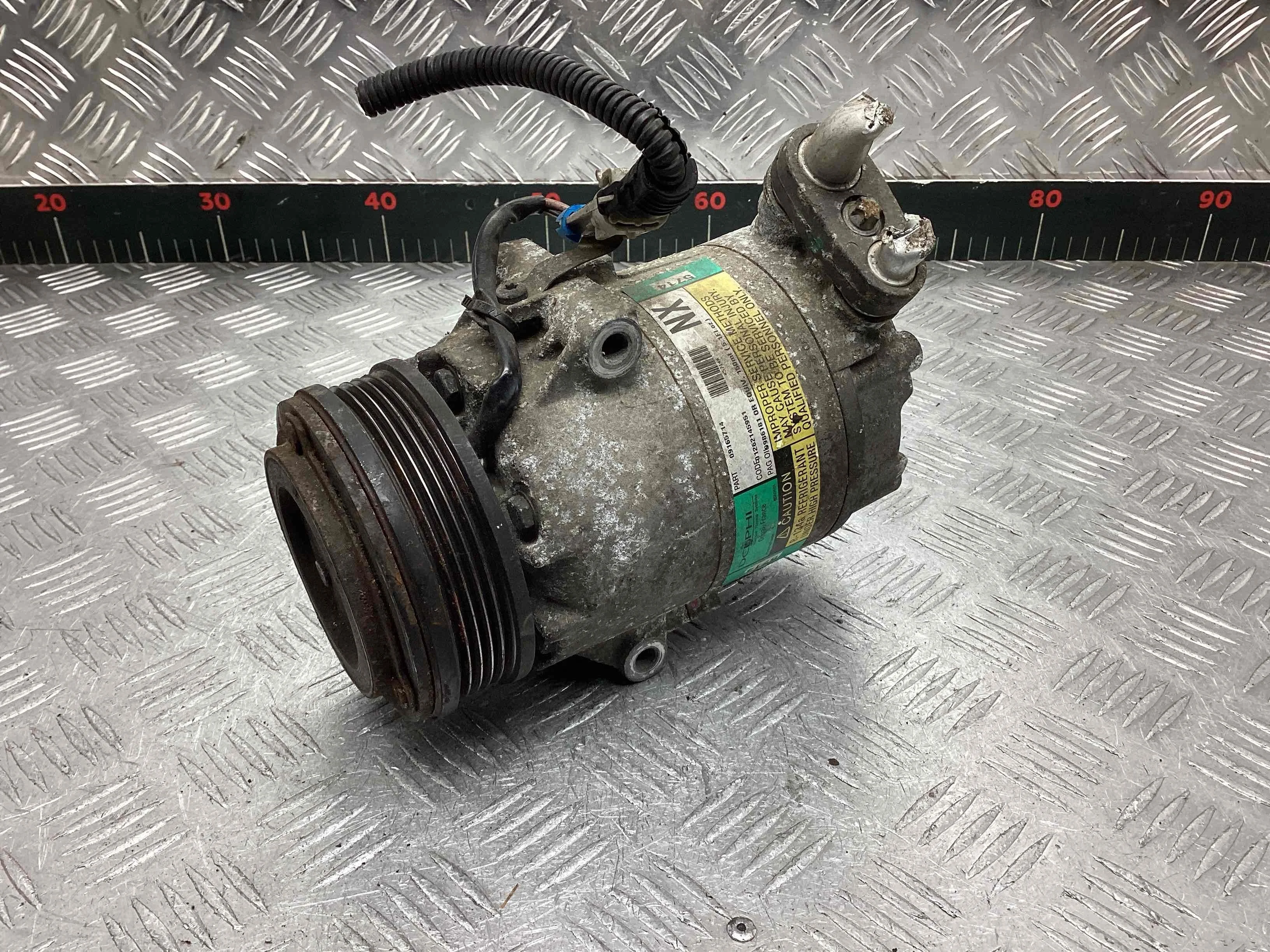 Компрессор кондиционера Opel Astra Astra G 1998-2004 2002 1,6 i Бензин МКПП 5ст. Универсал.