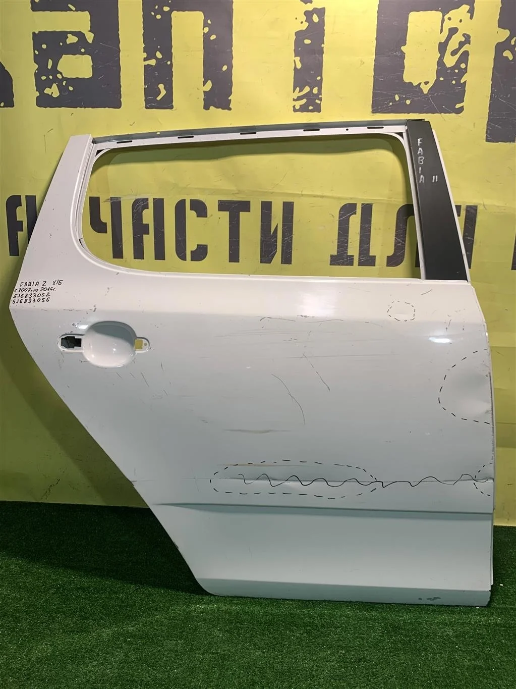 Дверь задняя правая Skoda  Fabia 2 2007