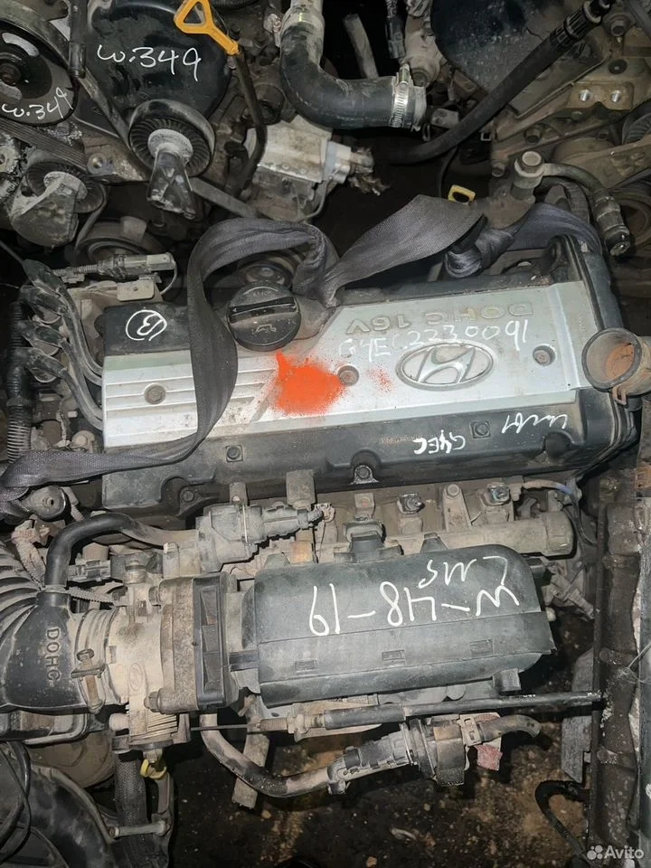 Двигатель g4ec hyundai accent 1.5л корея