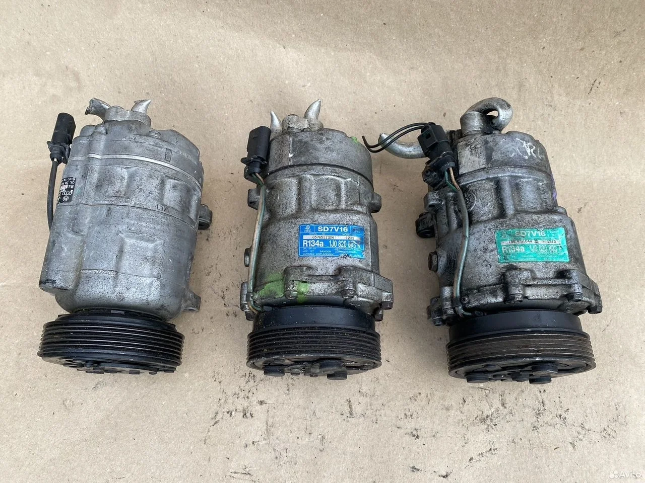 Компрессор кондиционера 1j0820803l vw golf 4