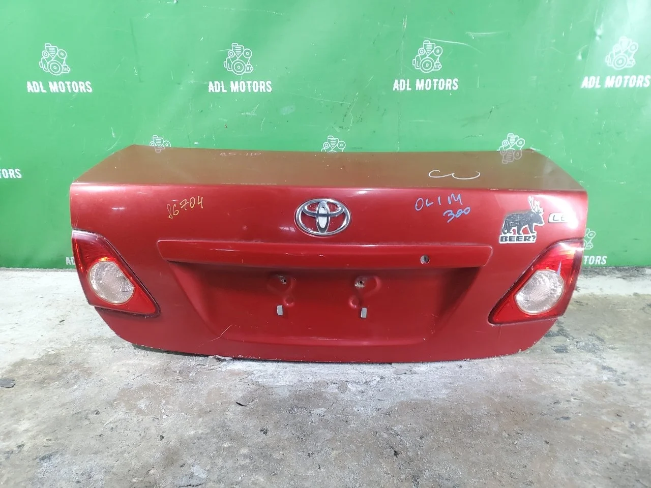 Крышка багажника Toyota Corolla 2006-2012 6440112B50 150