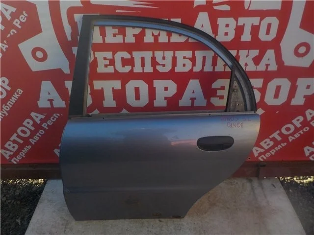 Дверь Chevrolet Lanos 2004-2010 96303928, задняя левая