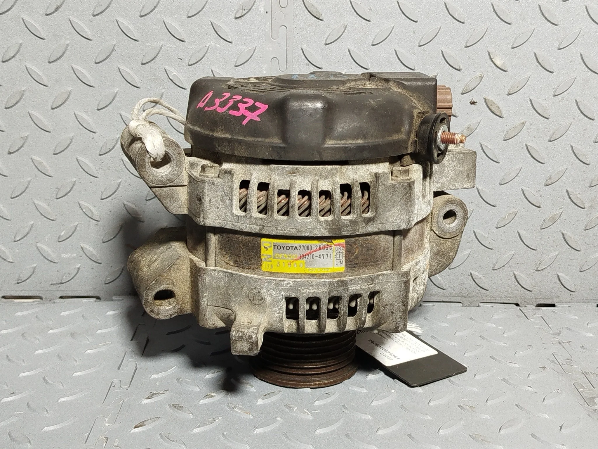 ГЕНЕРАТОР TOYOTA LEXUS 2706026030  D3337