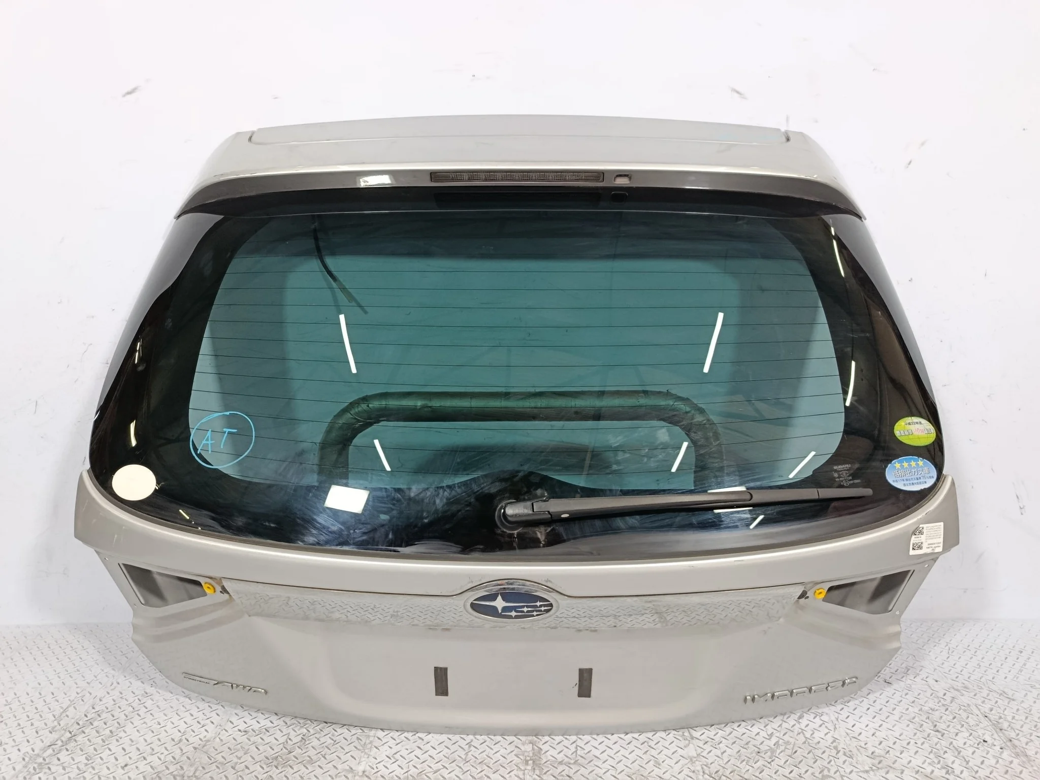 ДВЕРЬ ЗАДНЯЯ SUBARU IMPREZA IMPREZA WRX STI IMPREZA XV 60809FG0009P  серебро, C3S XA6795
