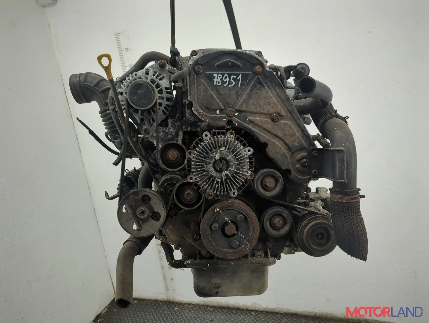 Двигатель (ДВС) Kia Sorento BL 2002-2011 КПП 5-ст.мех 4х4 (МКПП) D4CB Дизель 2.5 л CRDi