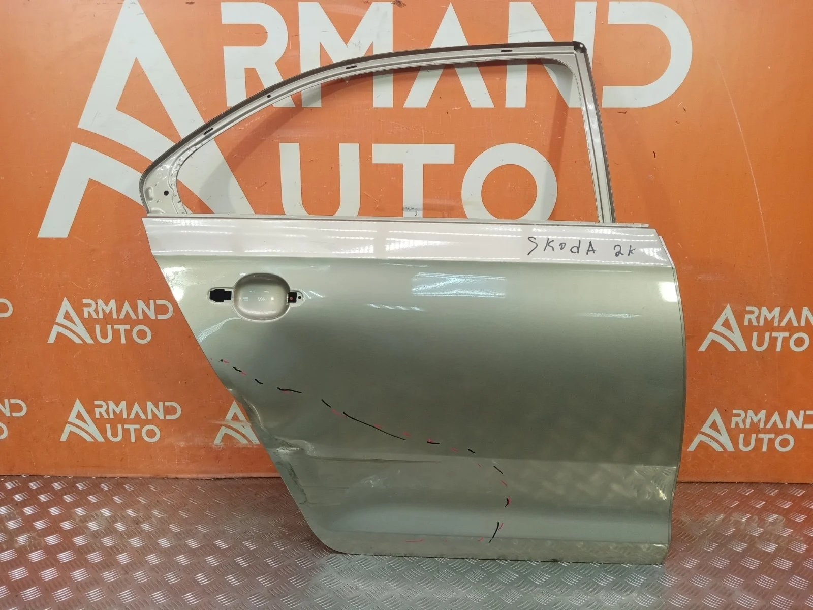 Дверь Skoda Rapid 2014-2020 60U833056 1, задняя правая
