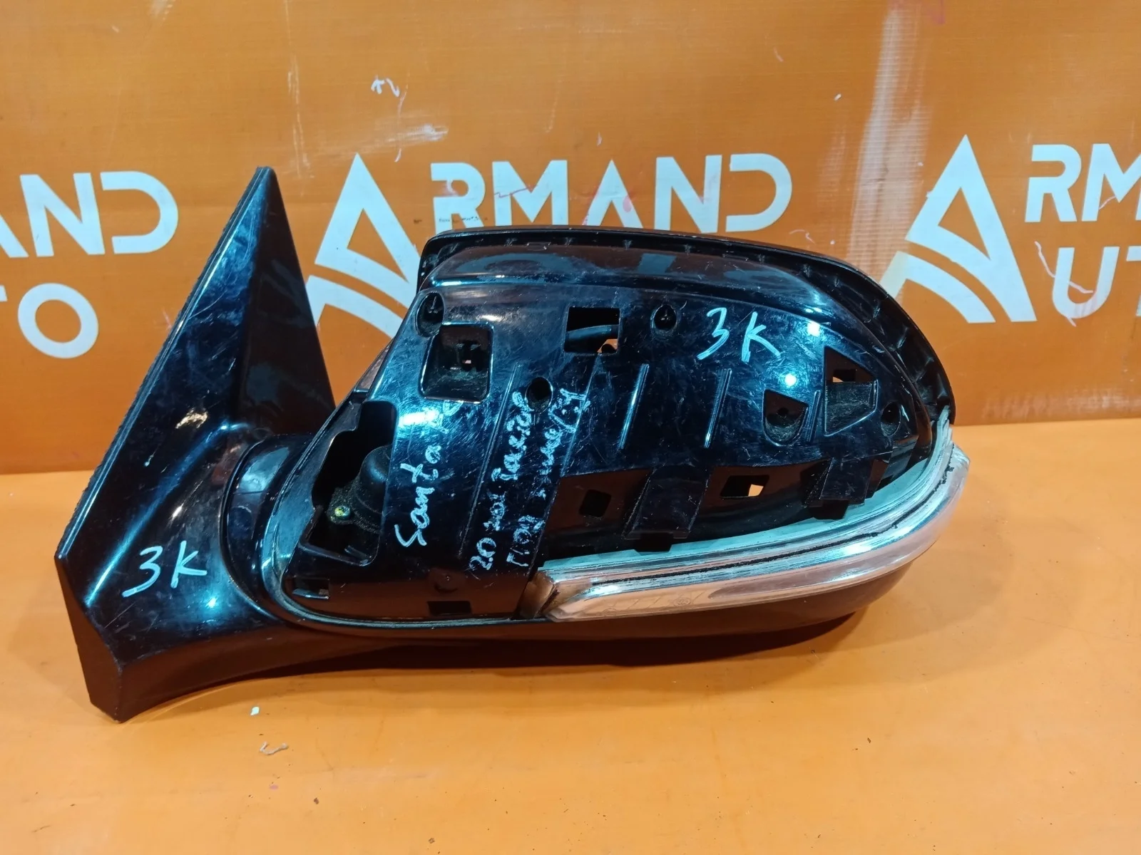 Зеркало Hyundai Santa Fe 2015-2019 876102WBE0 3 DM, левое