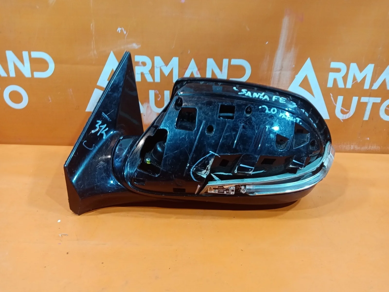 Зеркало Hyundai Santa Fe 2015-2019 876102WBE0 3 DM, левое