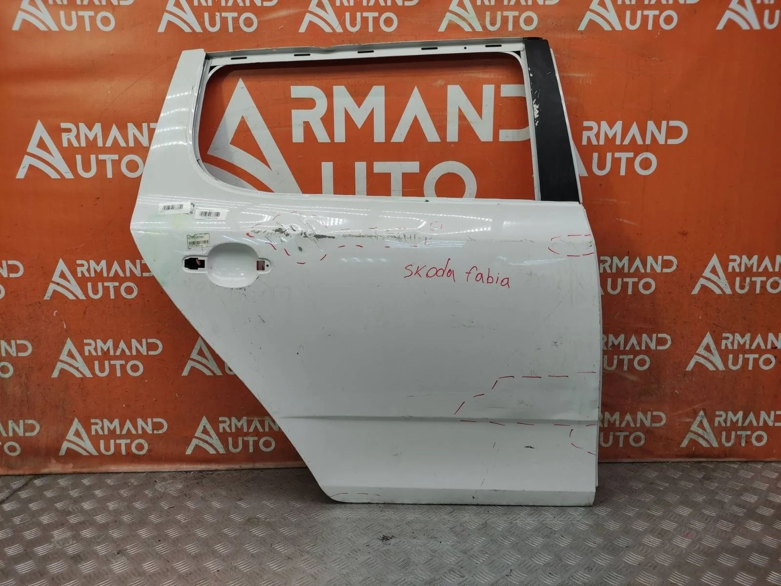 Дверь Skoda Fabia 2007-2014 5J6833056 2 5J, задняя правая