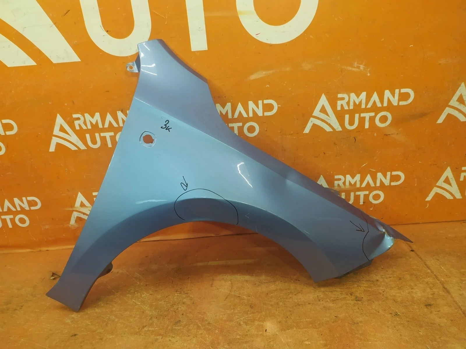 Крыло Skoda Rapid 2014-2017 5JA821022C 1, переднее правое
