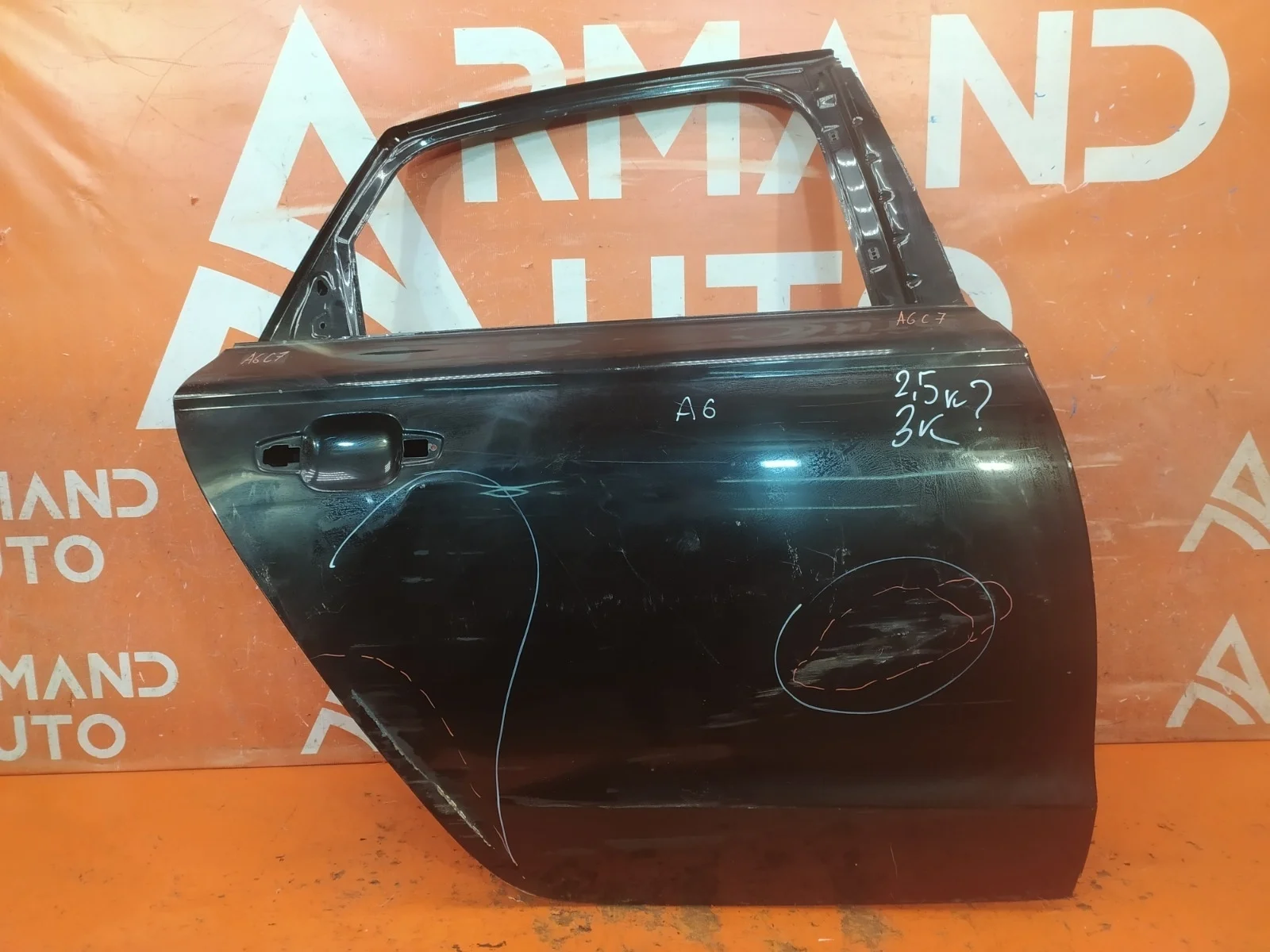 Дверь Audi A6 2011-2018 4G5833052 4 C7, задняя правая