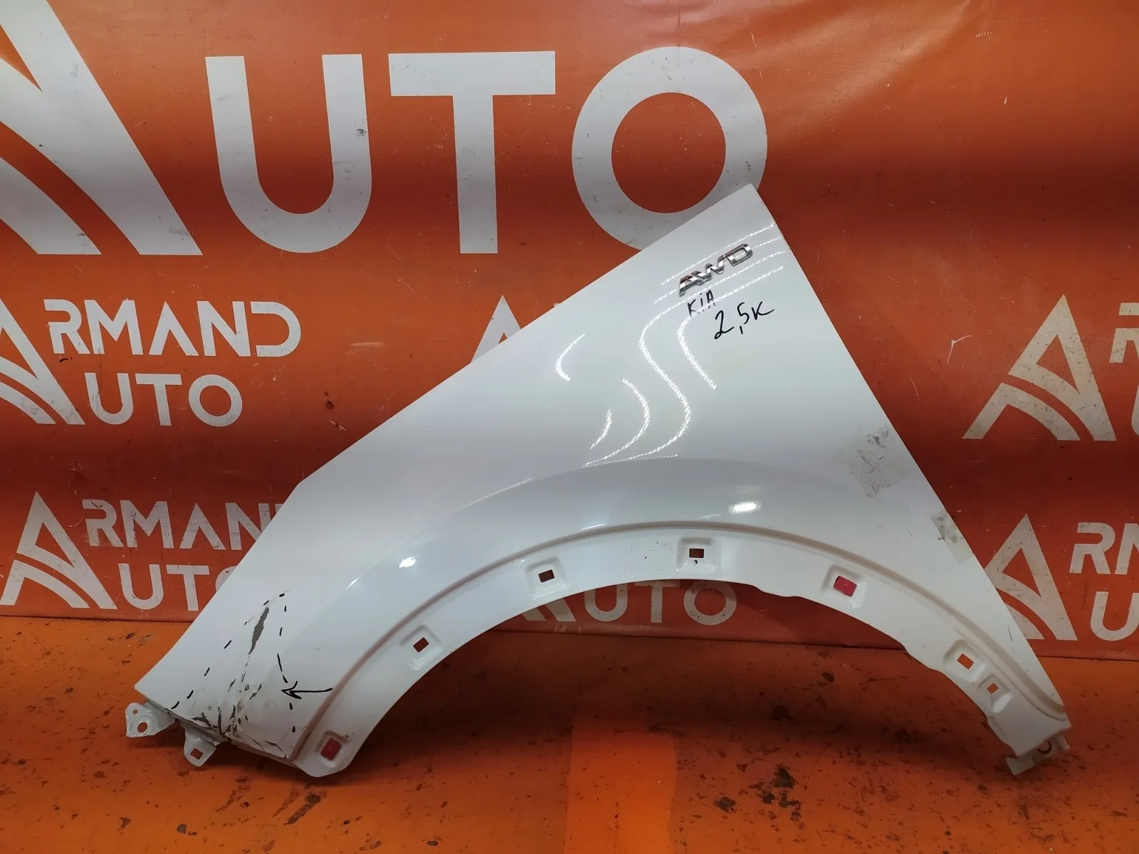 Крыло Kia Sportage 2010-2016 663113W000 3 SL, переднее левое