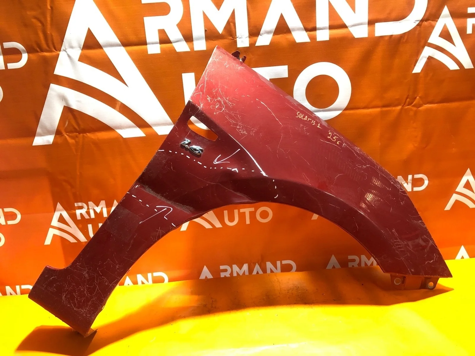 Крыло Hyundai Solaris 2010-2017 663214L050 1, переднее правое
