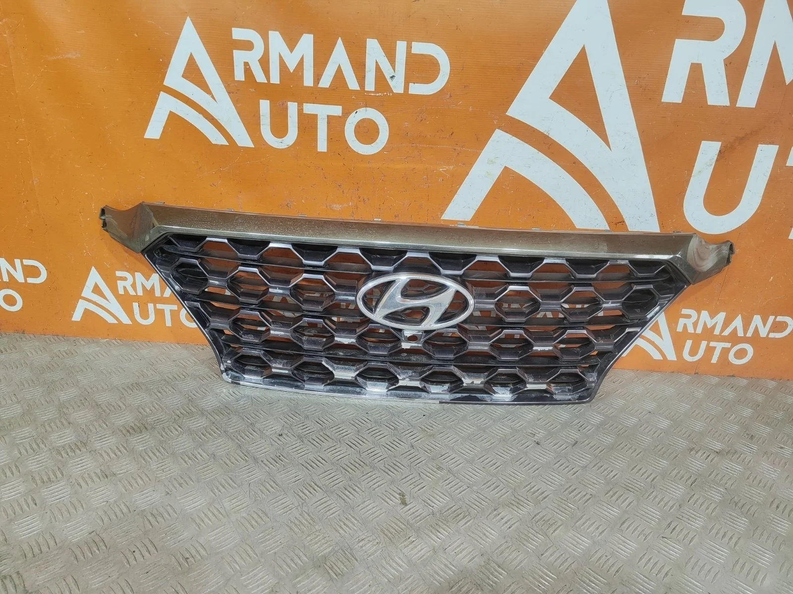 Решетка радиатора Hyundai Santa Fe 2018-2021 86350S1100 4 TM