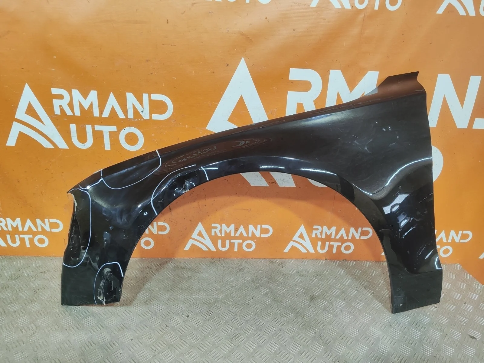 Крыло Audi A8 2010-2017 4H0821105B 3 D4, переднее левое