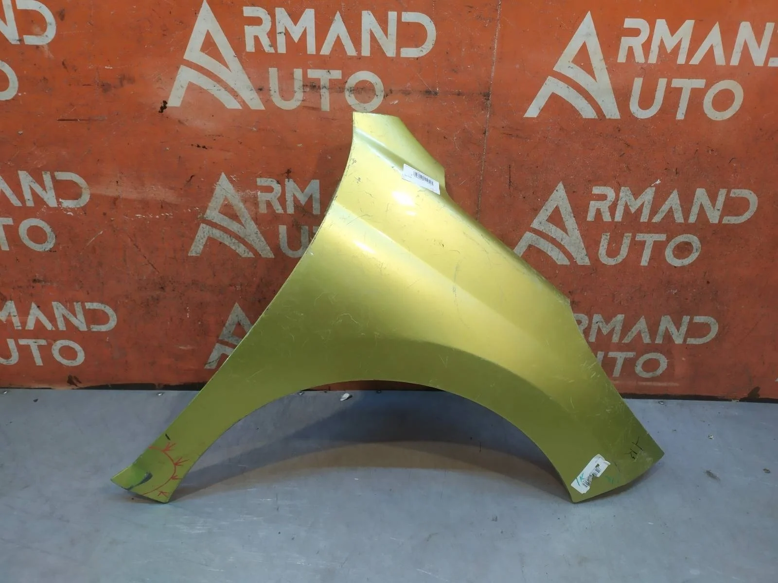 Крыло Peugeot 207 2006-2015 7841V0 1, переднее правое
