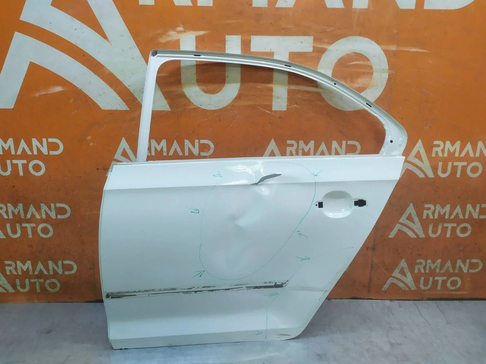 Дверь SKODA Rapid 2014-2020 60U833055 1, задняя левая