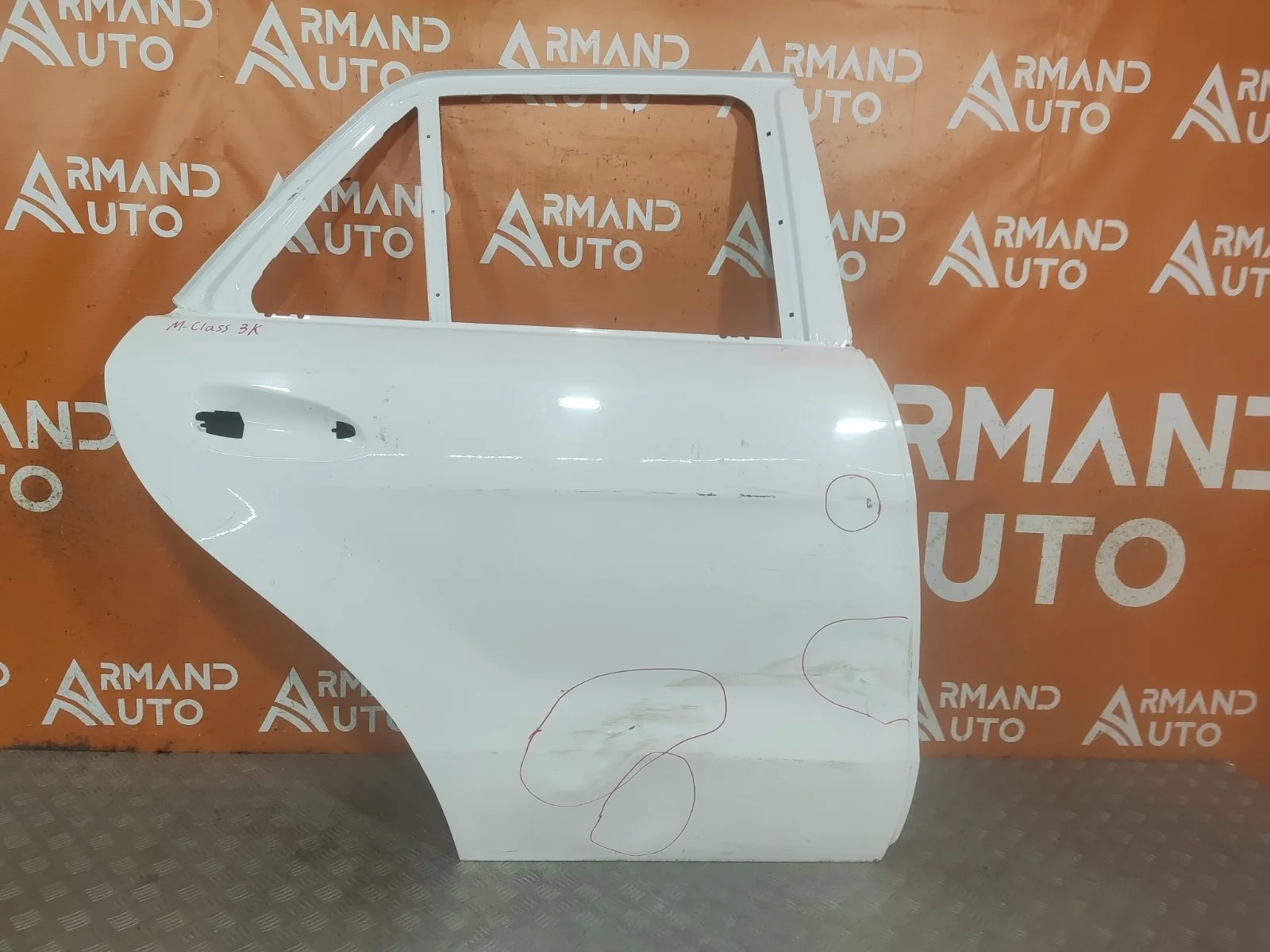 Дверь Mercedes M ML GLE-Class 2011-2018 A1667300205 W166, задняя правая