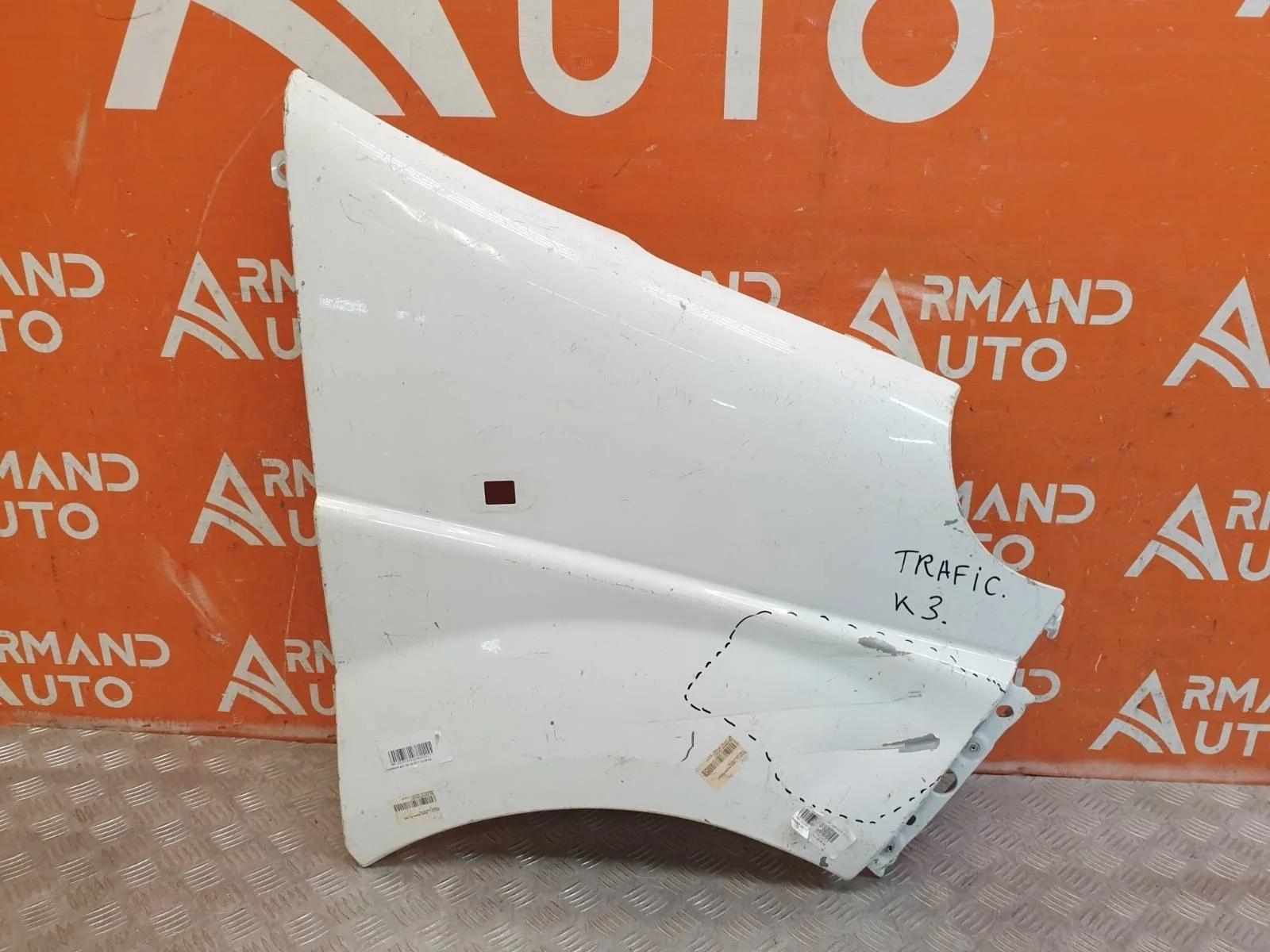 Крыло Renault Trafic 2001-2014 7782524467 2, переднее правое
