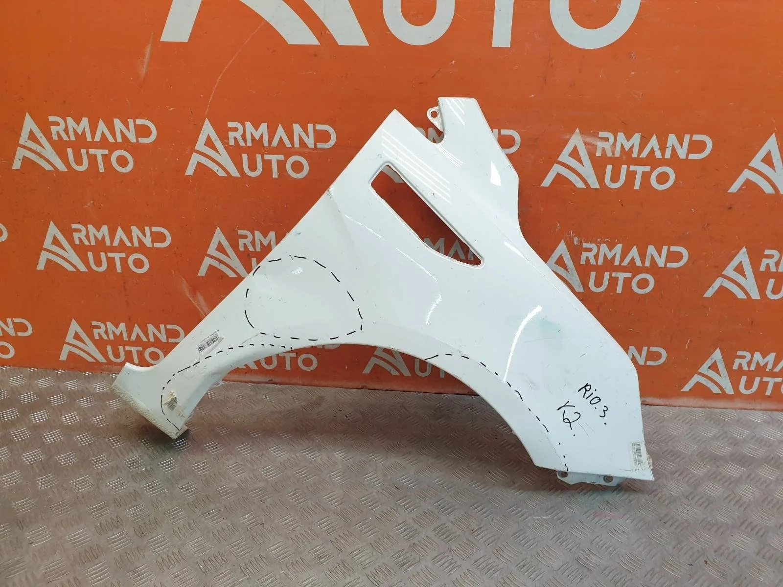 Крыло KIA Rio 2011-2017 663214Y000 3 QB, переднее правое